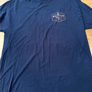Whitefish Montana Navy Blue T-Shirt